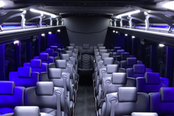 Davis Charter Bus Interior