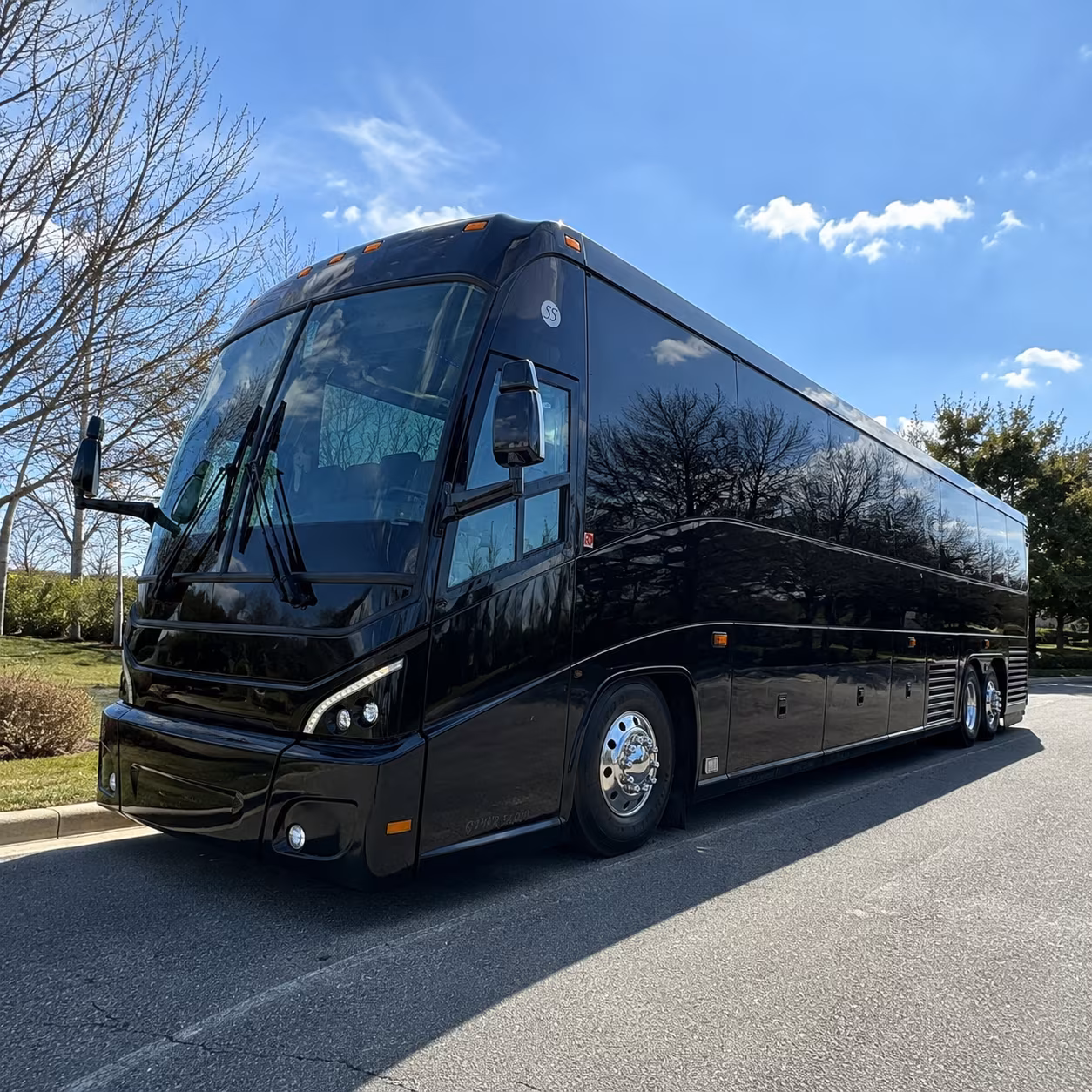charter bus shuttles between davis and travis air force base