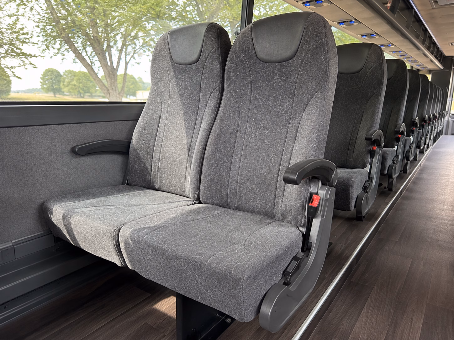 davis airport transportation onboard seating